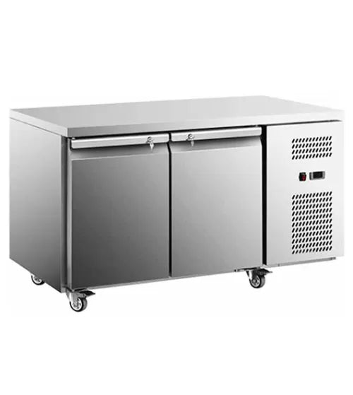 Snow Village Stainless Steel Double Door Workbench Freezer GNR1360T2 - GNR1360T2