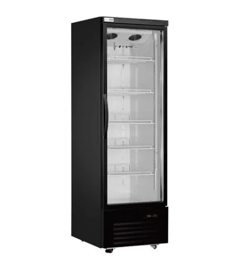 Snow Village Single Glass Door Display Fridge LC-620FX - LC-620FX