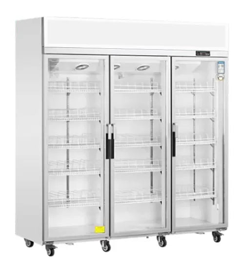 Snow Village Triple Glass Door Upright Display Fridge LC-1800FS - LC-1800FS