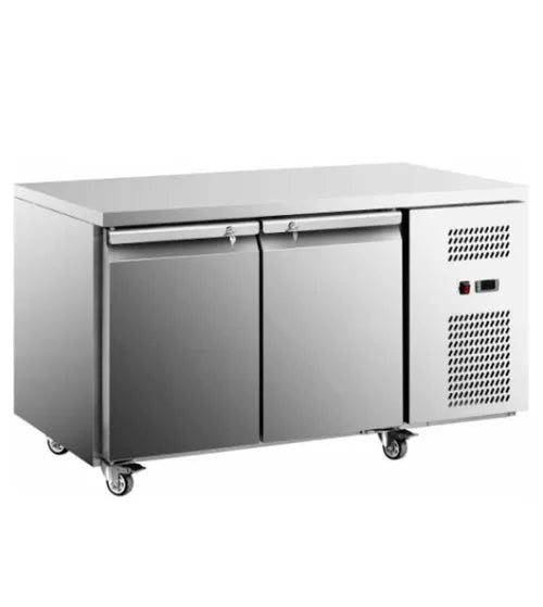Snow Village Stainless Steel Double Door Workbench Freezer GNF1360T2 - GNF1360T2
