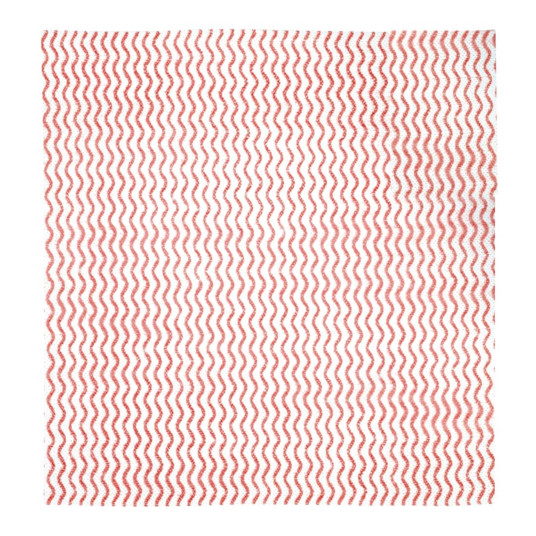 Jantex Non Woven Cloths Red (Roll of 100 Sheets) CS805