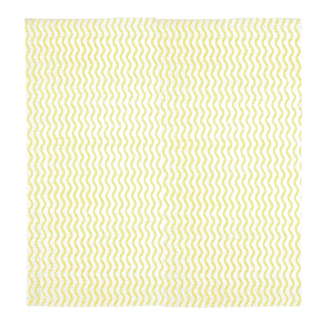 Jantex Non Woven Cloths Yellow (Roll of 100 Sheets) CS808