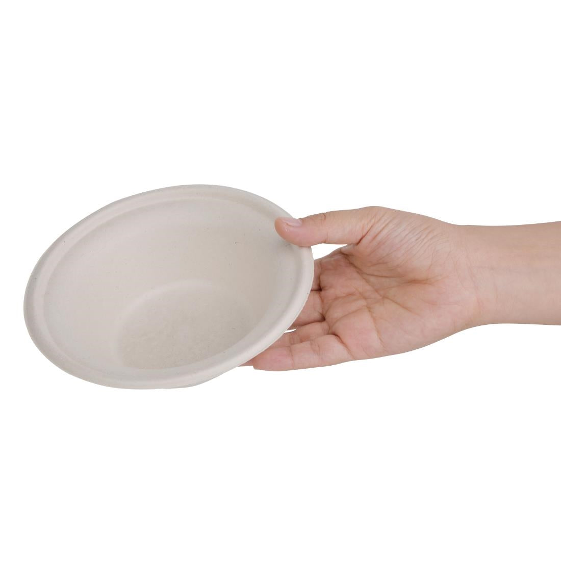 Fiesta Compostable Bagasse Round Bowls Natural Colour 312ml (Pack of 50) FC543