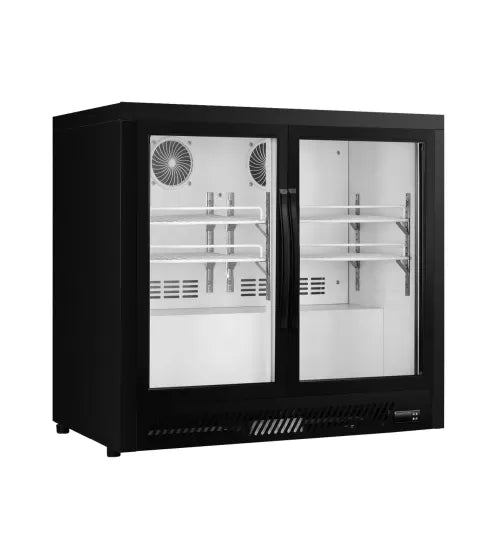 Snow Village Under Bench Stainless Steel Double Door Bar Cooler BT-900FS/F - BT-900FS/F