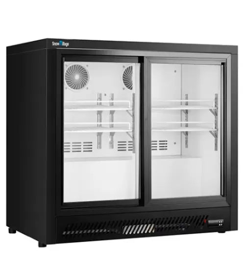 Snow Village Under Bench Double Sliding Door Bar Cooler BT-900FYS/FY - BT-900FYS/FY