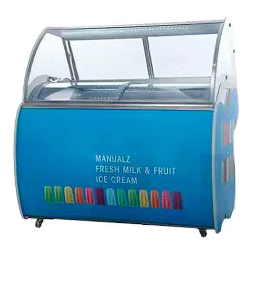 Snow Village Ice-Cream Scooping Freezer BY-10 - BY-10