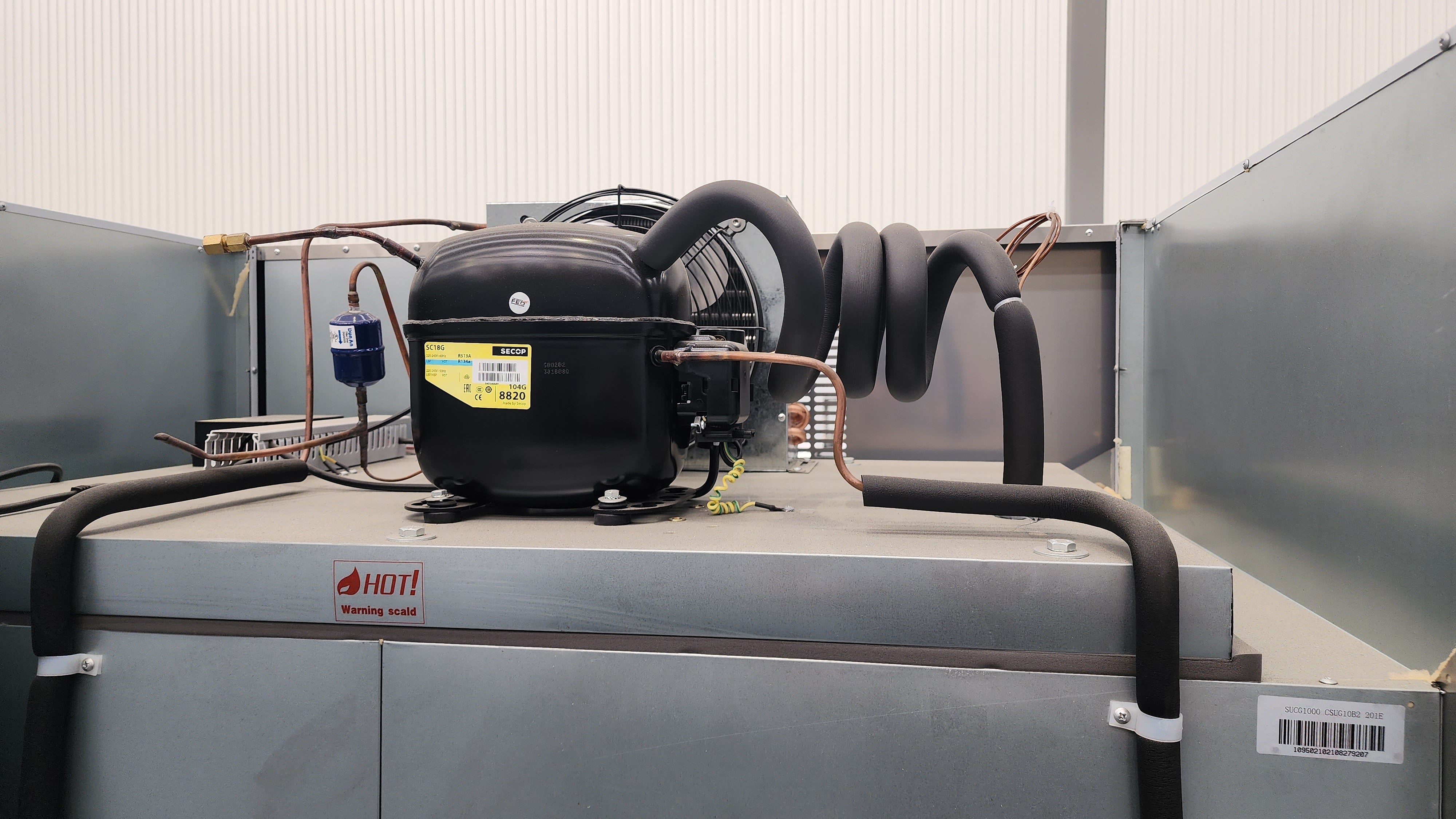 FED-X S/S Two Full Glass Door Upright Freezer - XURF1410G2V