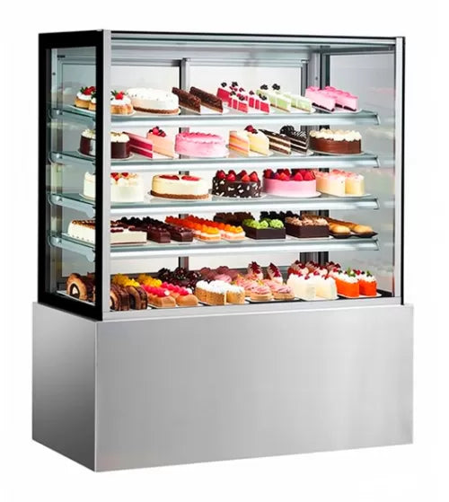 Snow Village Square Glass Chilled Food Display DG-1800FZH4 - DG-1800FZH4