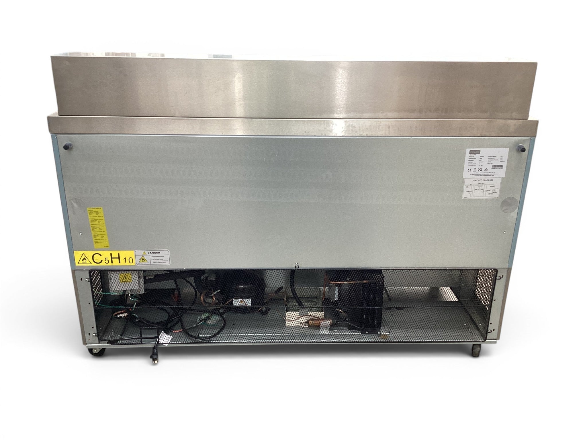 Polar GD883-A 2 Door Prep Counter Fridge - 812742