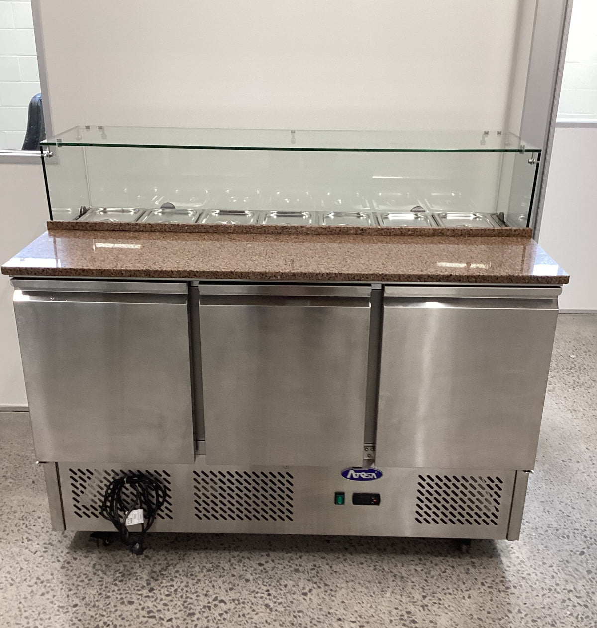 Atosa ESL3864 Pizza Table Saladette Fridge - 833060