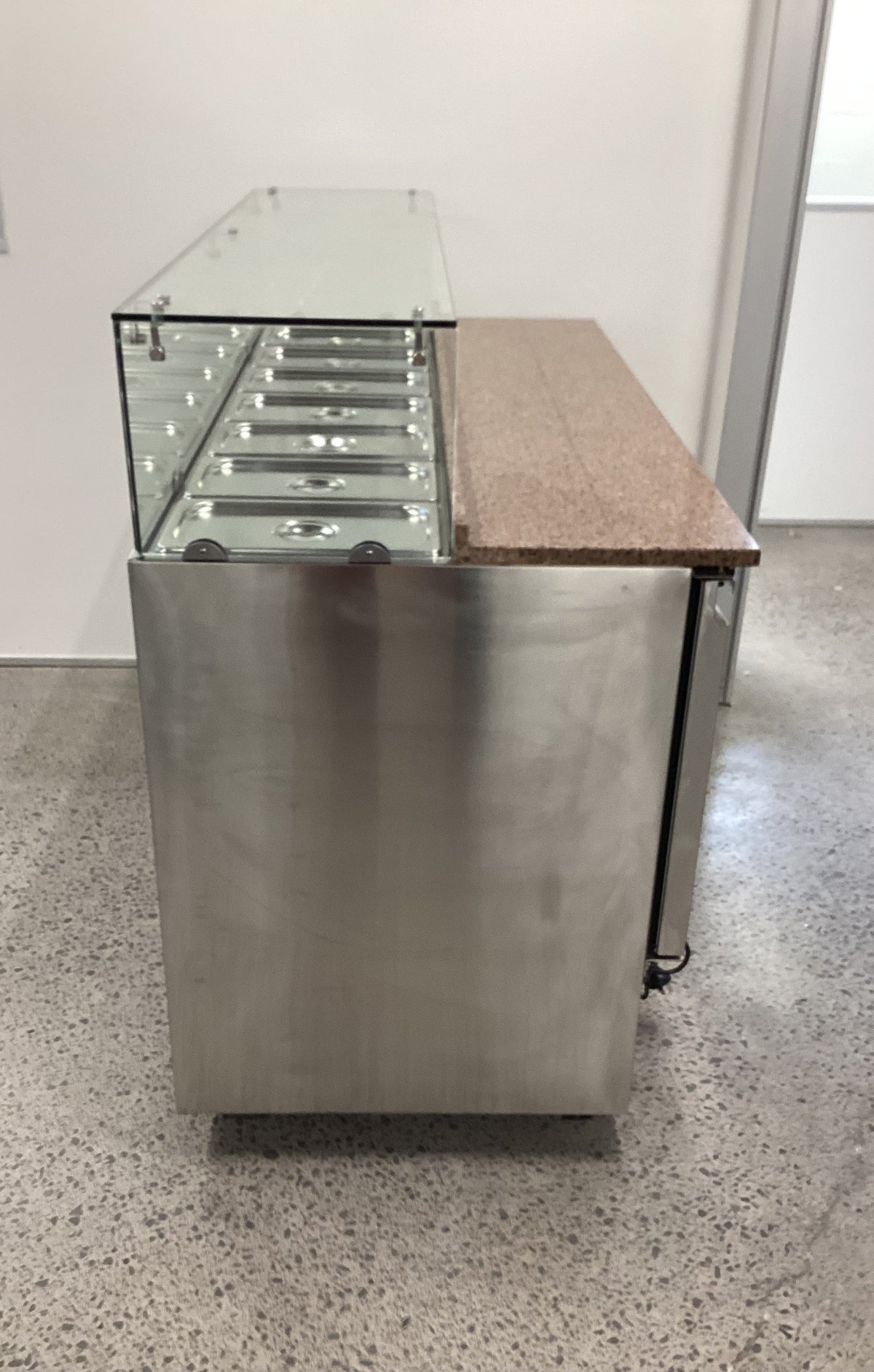 Atosa ESL3864 Pizza Table Saladette Fridge - 833060