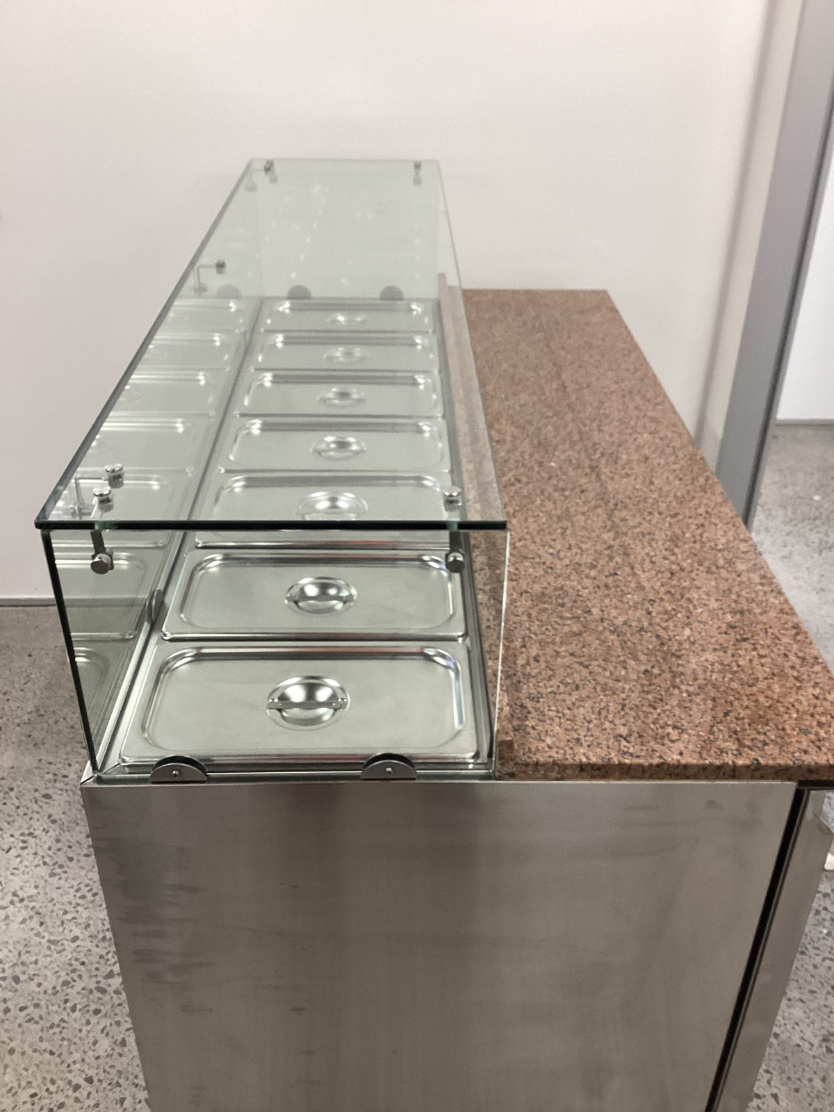 Atosa ESL3864 Pizza Table Saladette Fridge - 833060