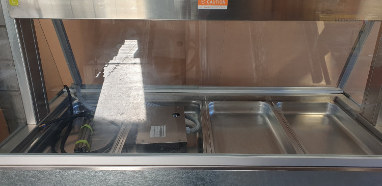 Cossiga LSBM4-FS LINEAR BAIN MARIE FULL SQUARE GLASS - 842595