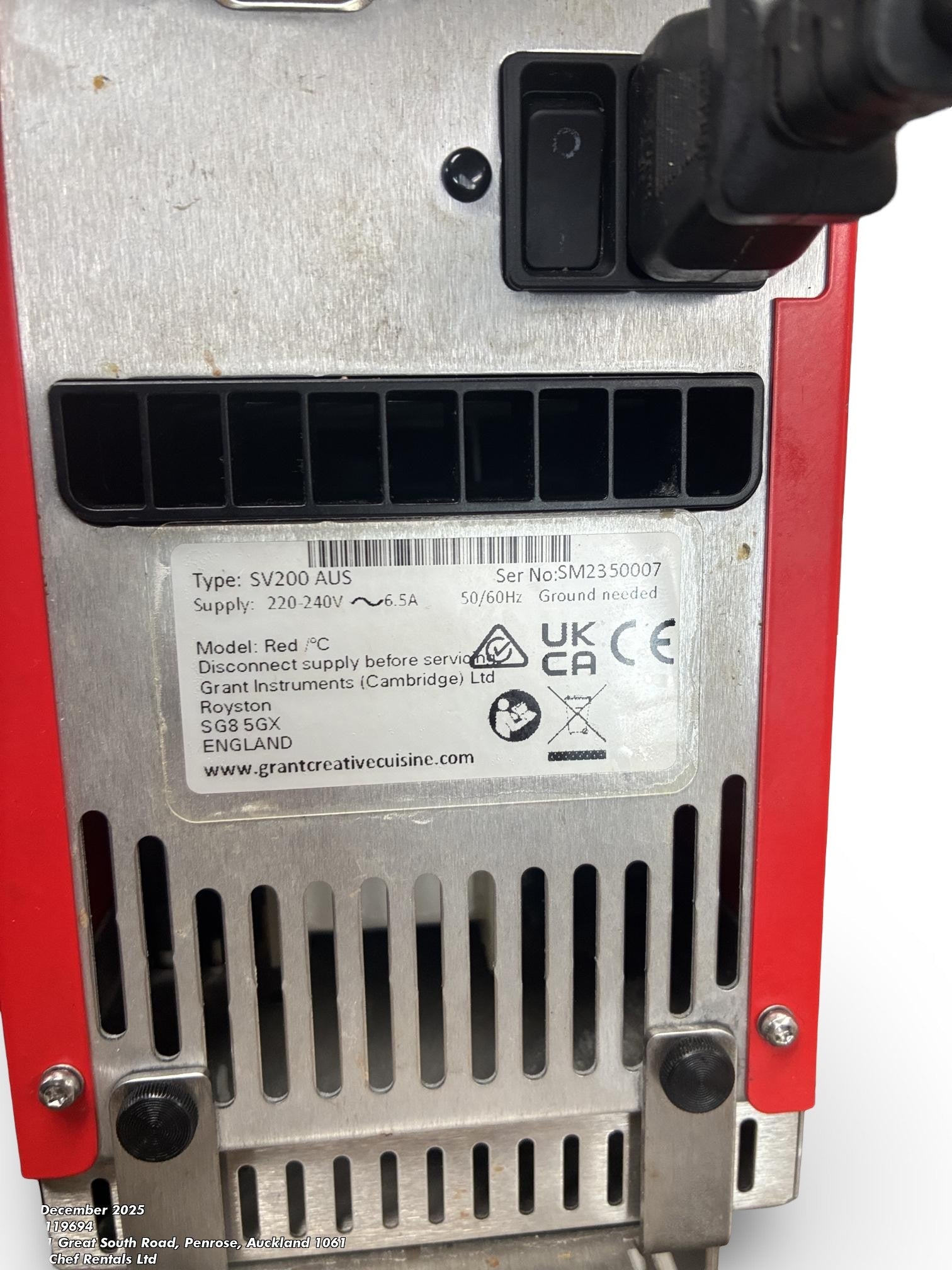 Grant Sous Vide Vortice EGS18 Stirred Heater - 849924