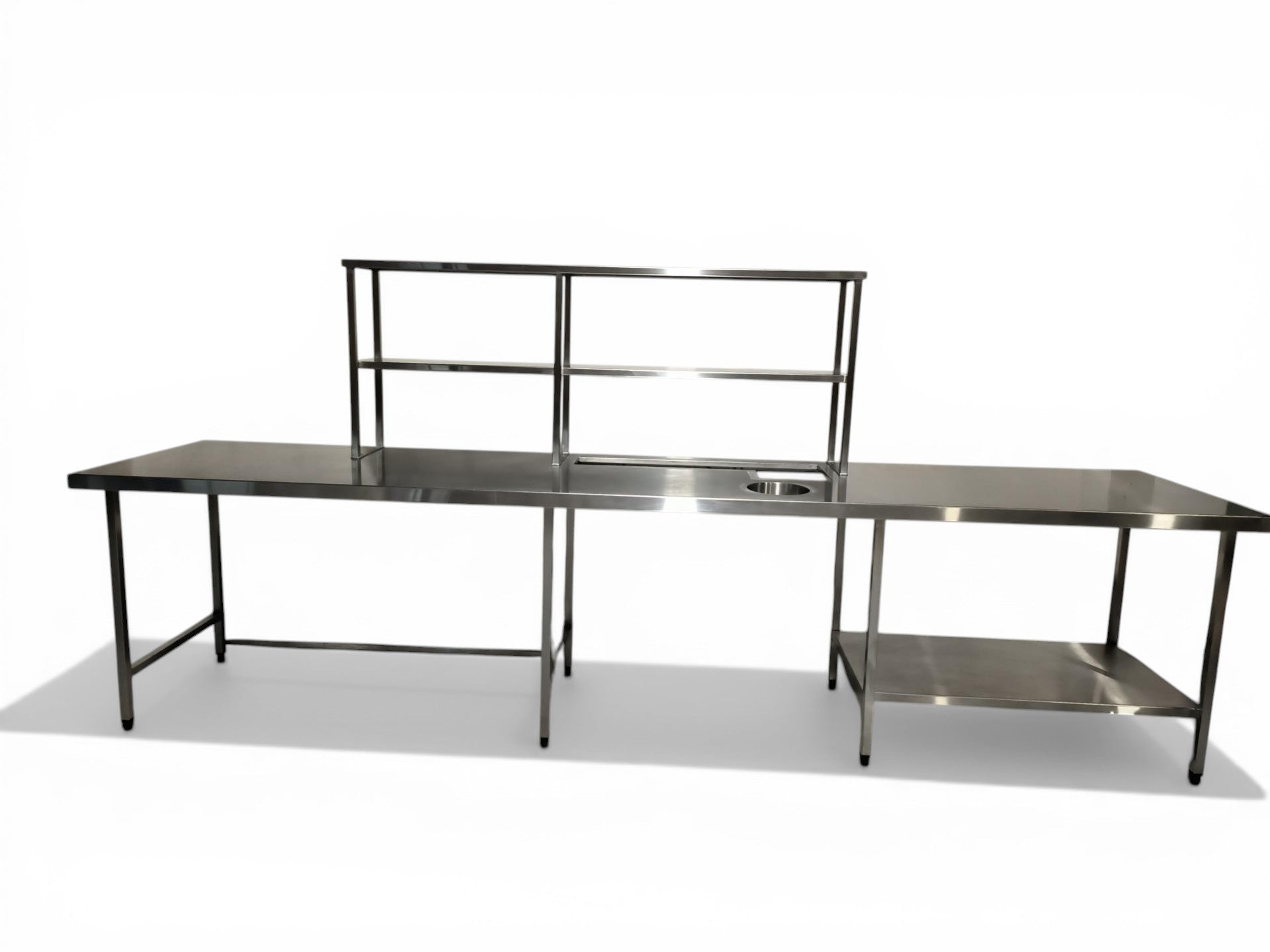 Custom Prep Bench with Overshelves - 865613