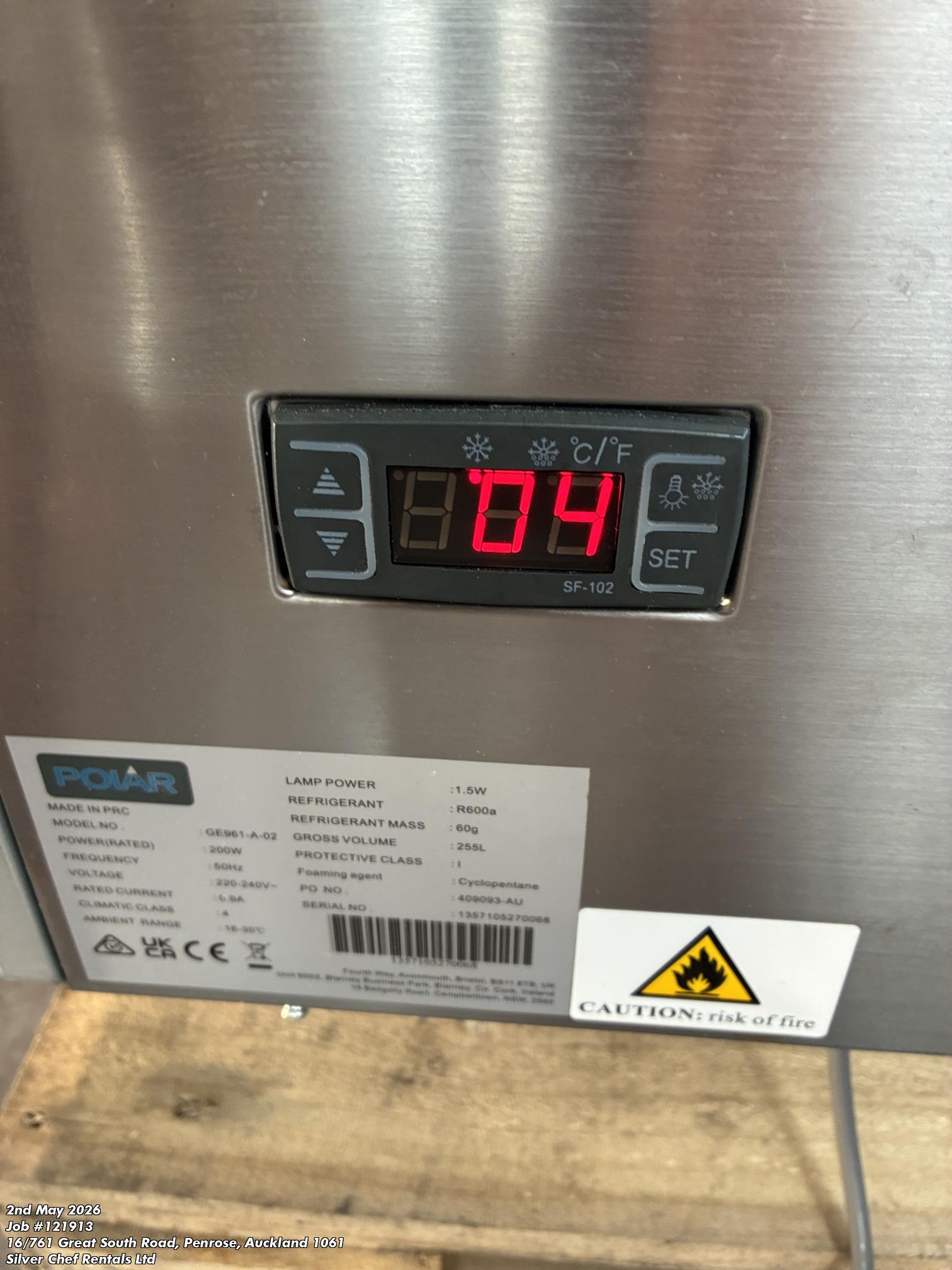 Polar GE961-A Fish Display Counter Fridge - 875099