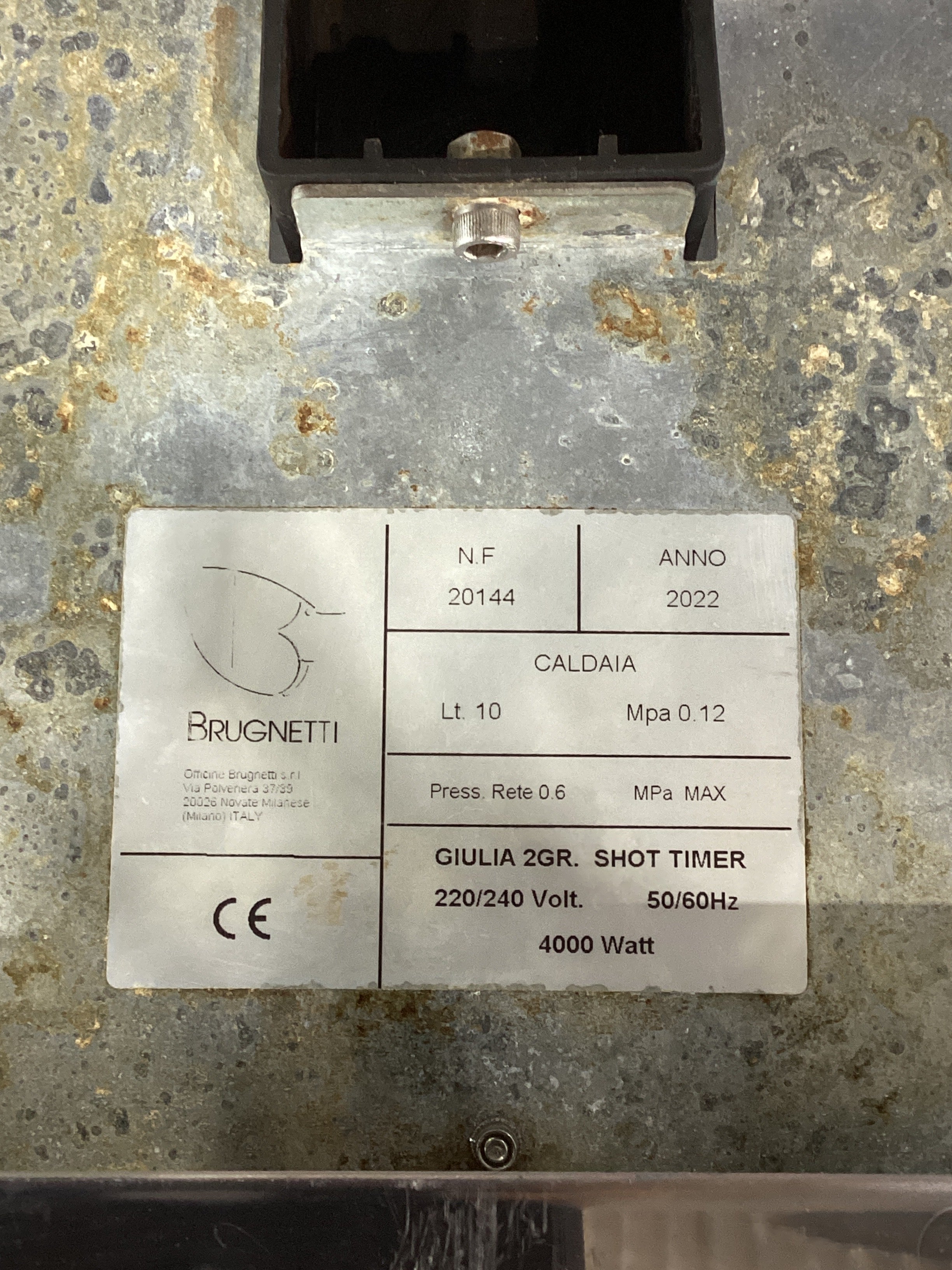 Brugnetti Giulia 2 Group Coffee Machine - 879551