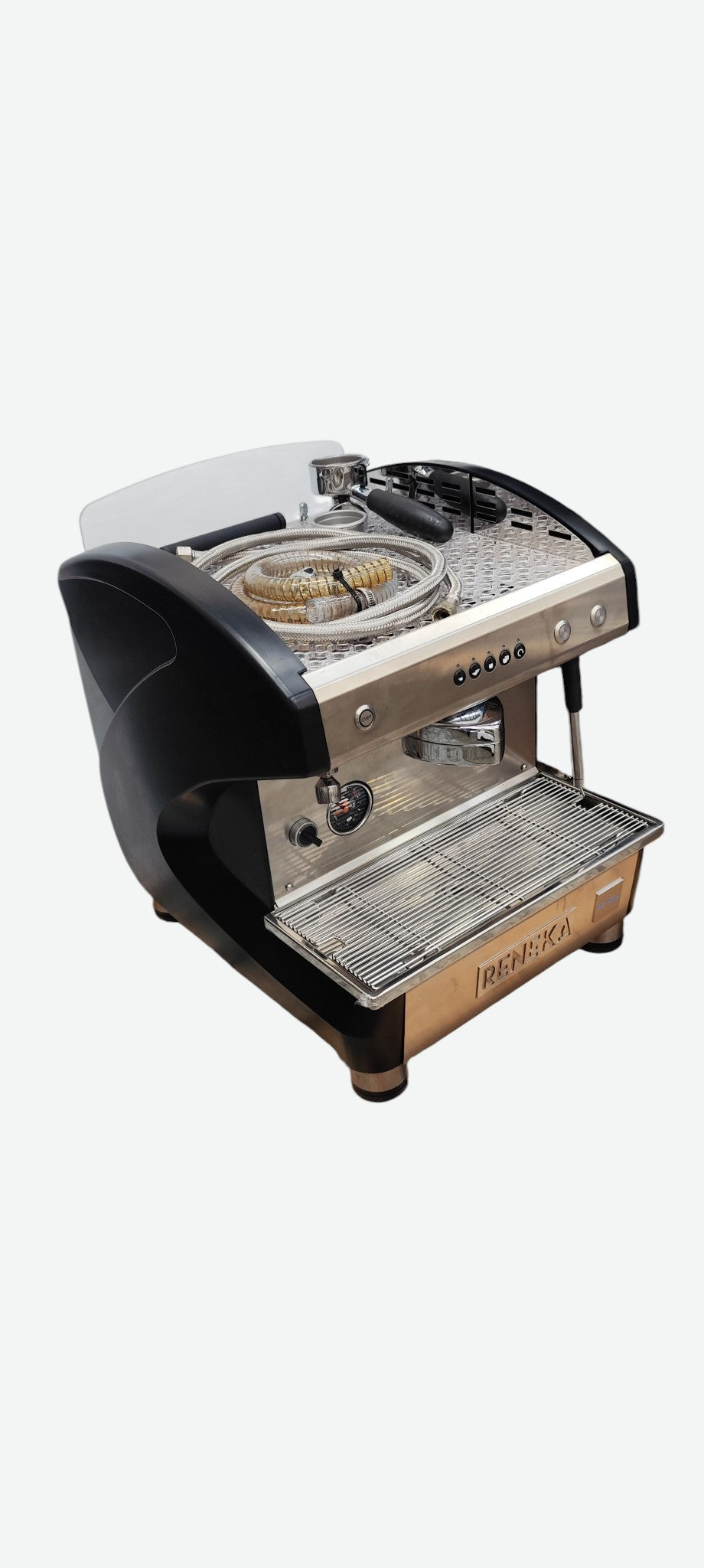 Reneka Viva 1 Single Group Coffee Machine + Flojet Bottled Water Dispenser - 889460