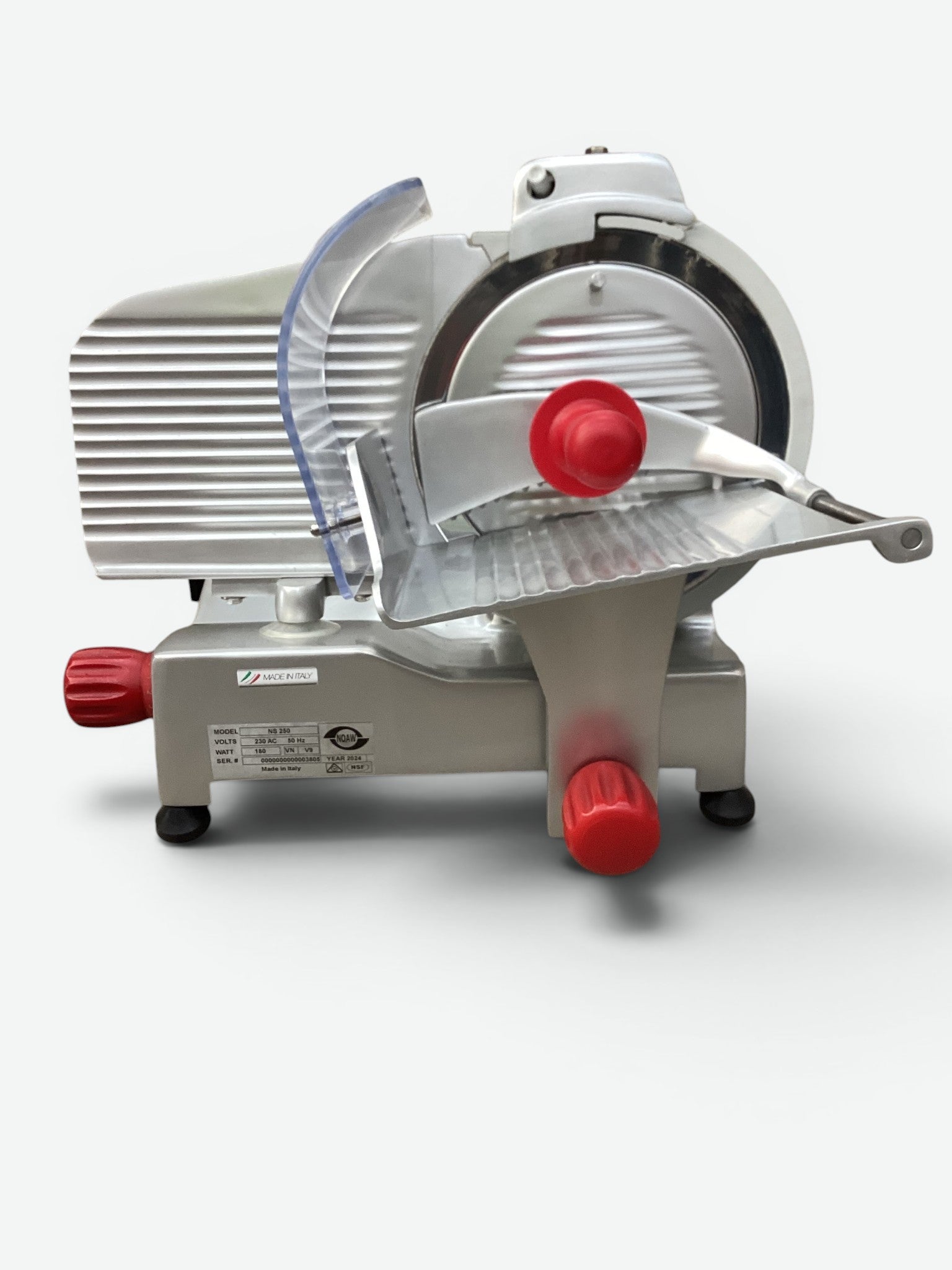 Noaw Manual Gravity Feed NS250 Meat Slicer - 893055
