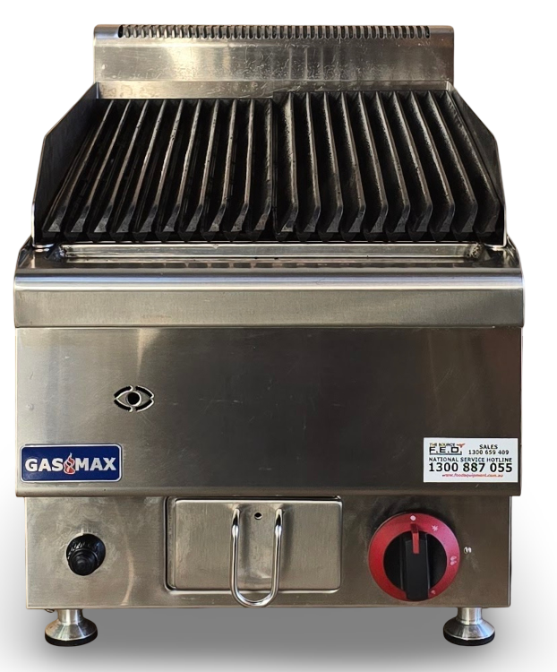 FED JUS-TRH40 Benchtop Lava Rock Grill with Stand - 915223