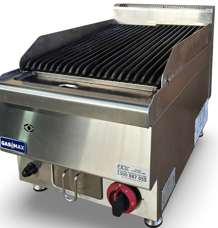 FED JUS-TRH40 Benchtop Lava Rock Grill with Stand - 915223