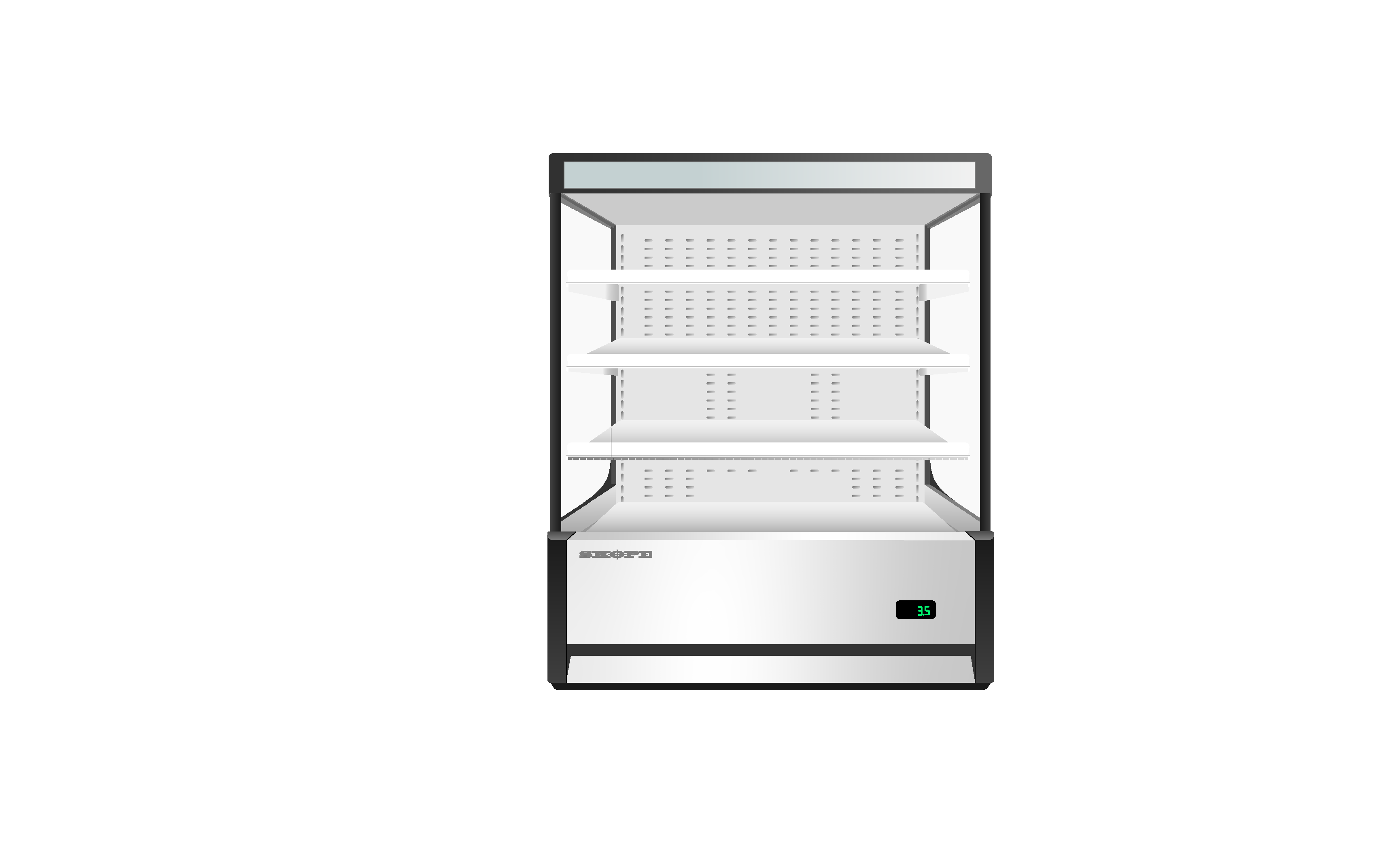 Skope Skope OD720N Open Deck Fridge 798L - White - OD720N