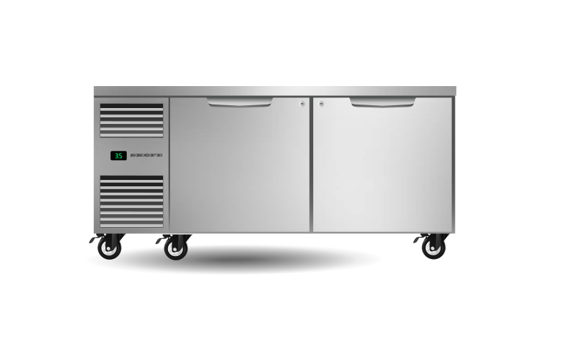 Skope Skope Two Solid Door Underbench GN2/1 Fridge 498L - PG21.UBR.2.SD