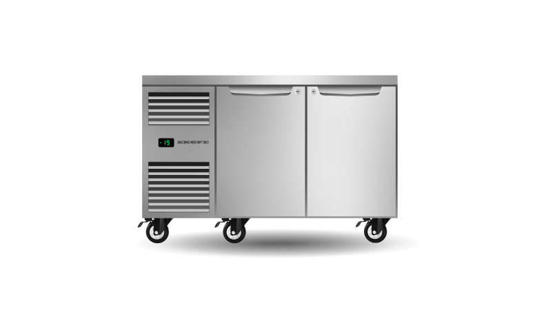 Skope Skope Two Solid Door Underbench GN1/1 Freezer 288L - PG11.UBF.2.SD
