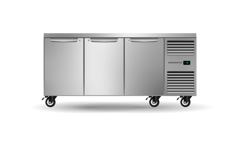Skope Skope Three Solid Door Underbench GN1/1 Right Hand Freezer 447L - PG11.UBF.3.SD.RH