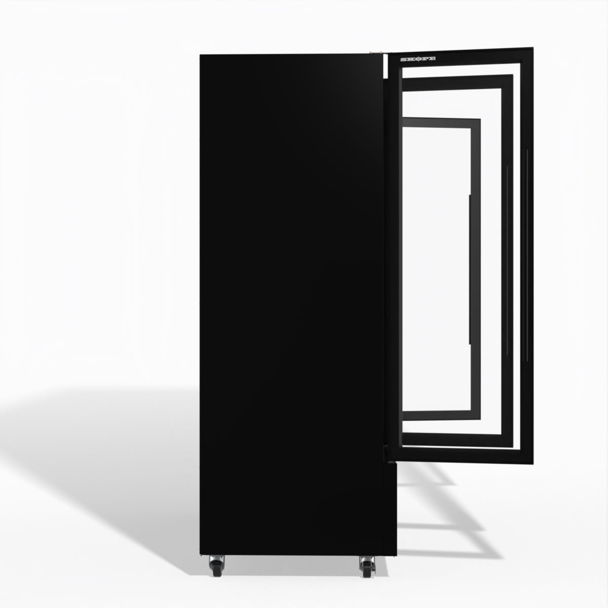 Skope Skope SKB1500N-A 3 Glass Door Display or Storage Fridge 1433L - Black - SKB1500N-A