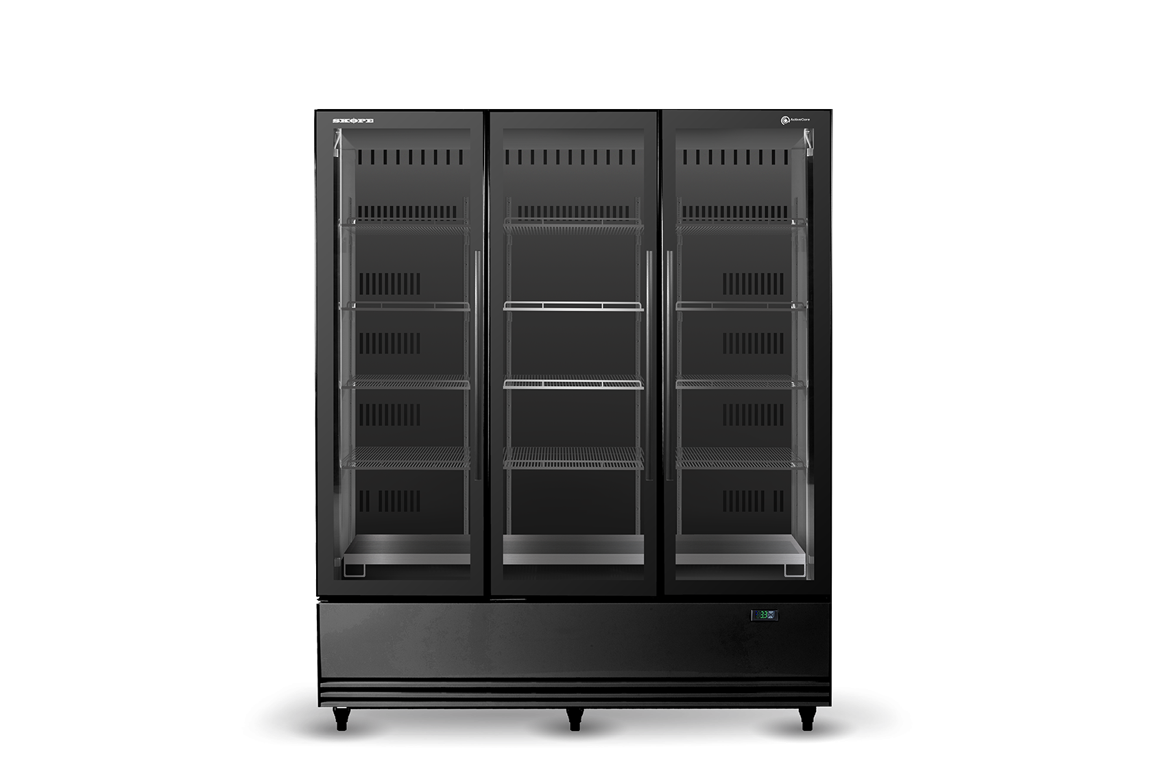 Skope Skope SKB1500N-A 3 Glass Door Display or Storage Fridge 1433L - SKB1500N-A