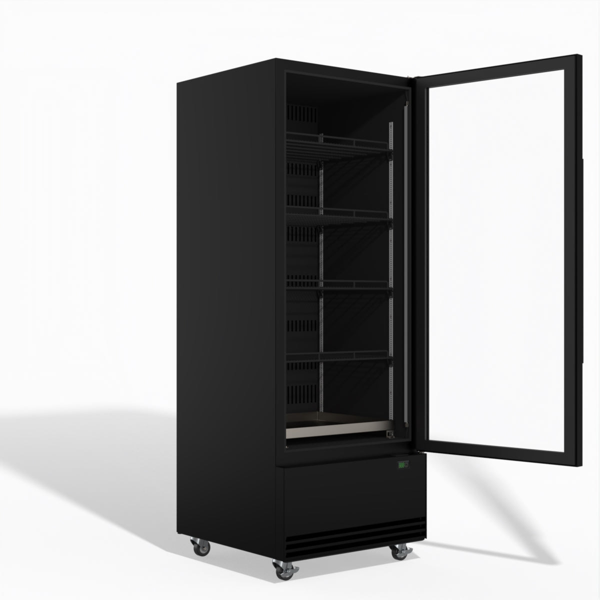 Skope Skope 1 Glass Door Display or Storage Fridge - SKB600N-A 584L - Black - SKB600N-A