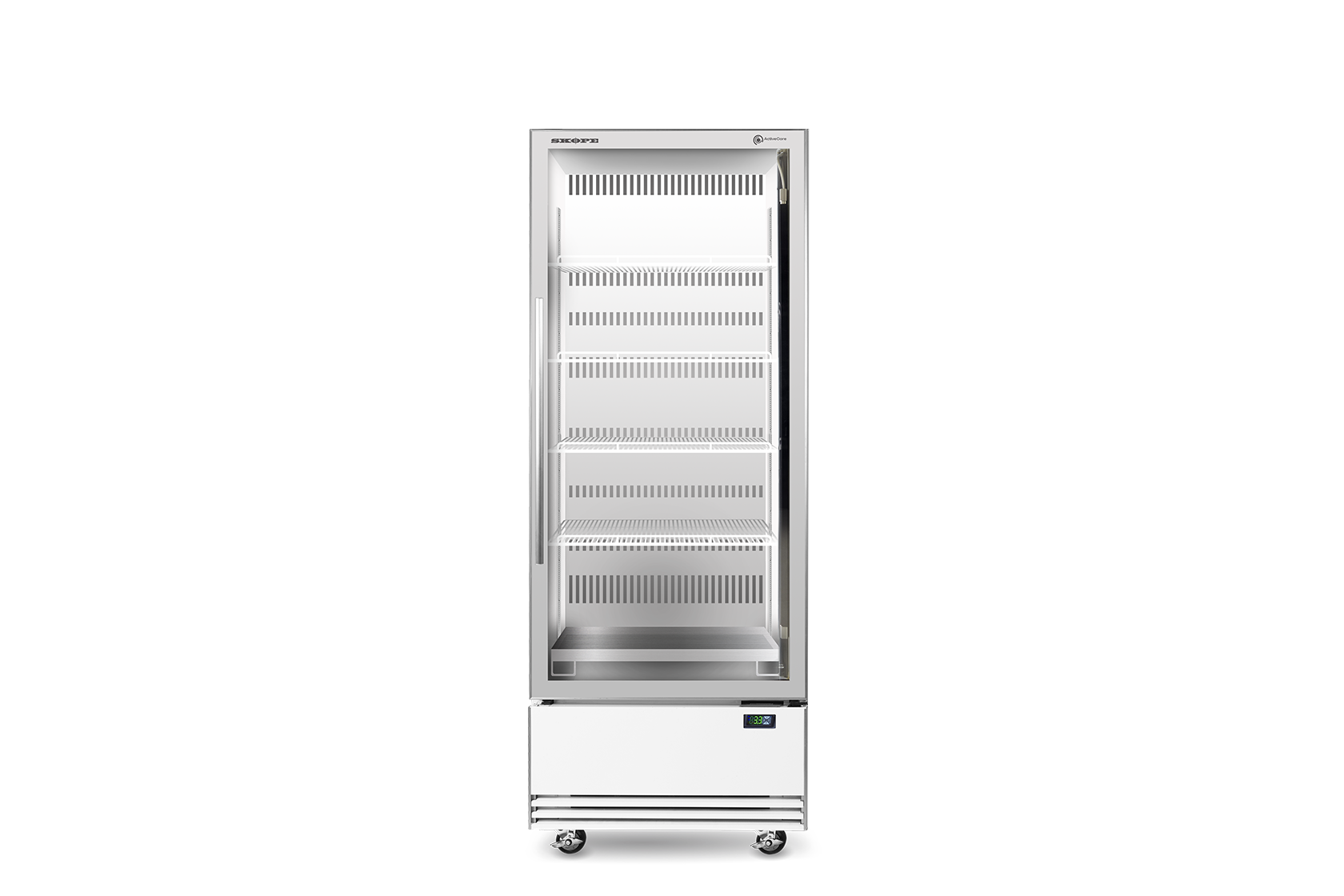 Skope Skope 1 Glass Door Display or Storage Fridge - SKB600N-A 584L - White - SKB600N-A