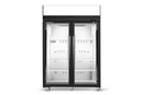 Skope SKFT1300N-AC 2 Glass Door Upright Display or Storage Freezer, Lit Sign - SKFT1300N-AC