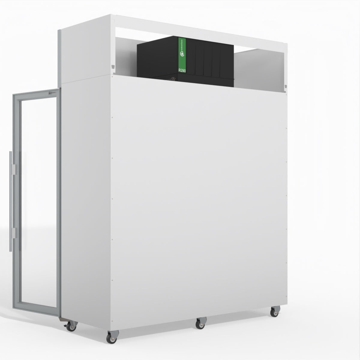 Skope Skope 3 Glass Door Display or Storage Fridge - SKT1500N-A 1497L - White - SKT1500N-A