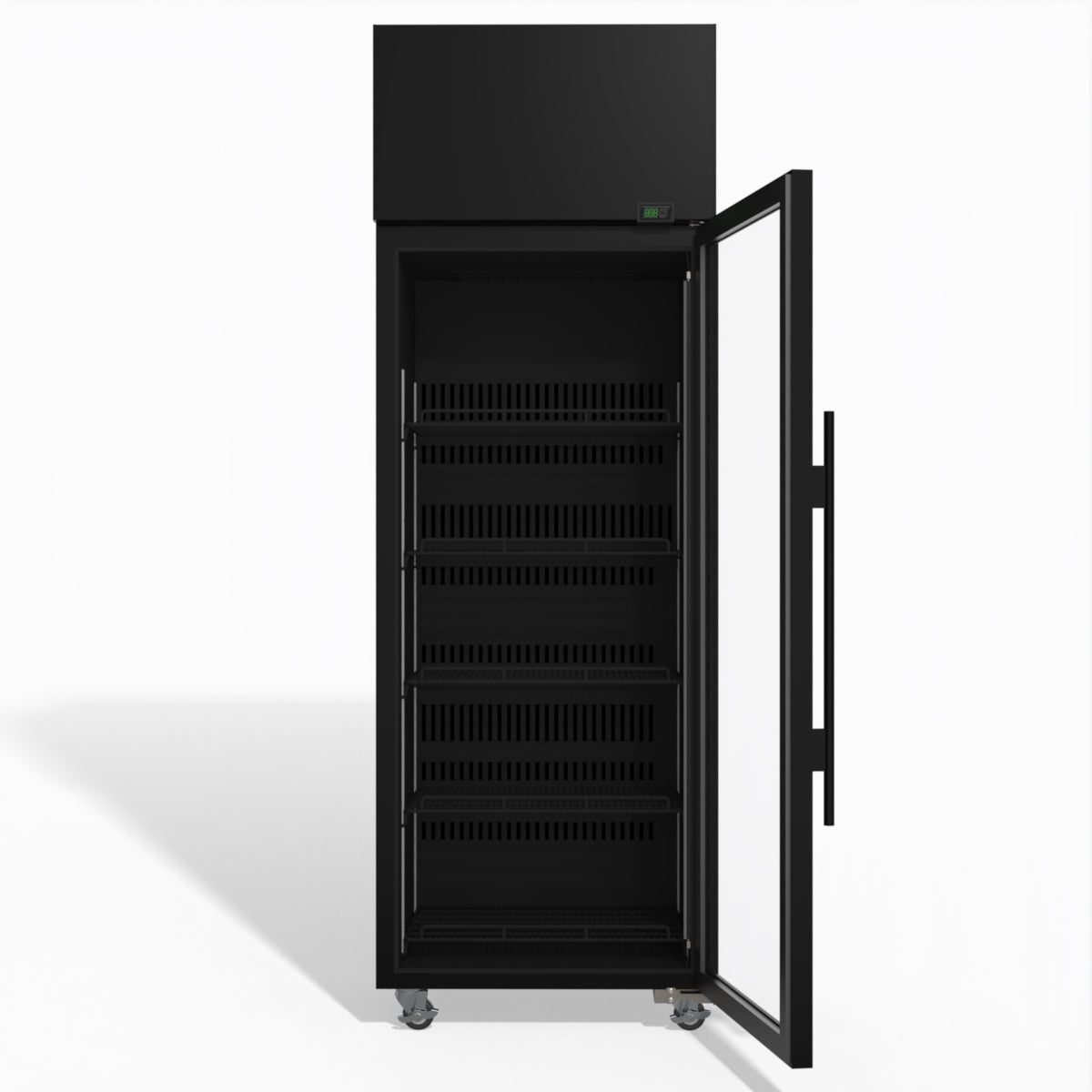 Skope Skope 1 Glass Door Display or Storage Fridge - SKT650N-A 610L - Black - SKT650N-A