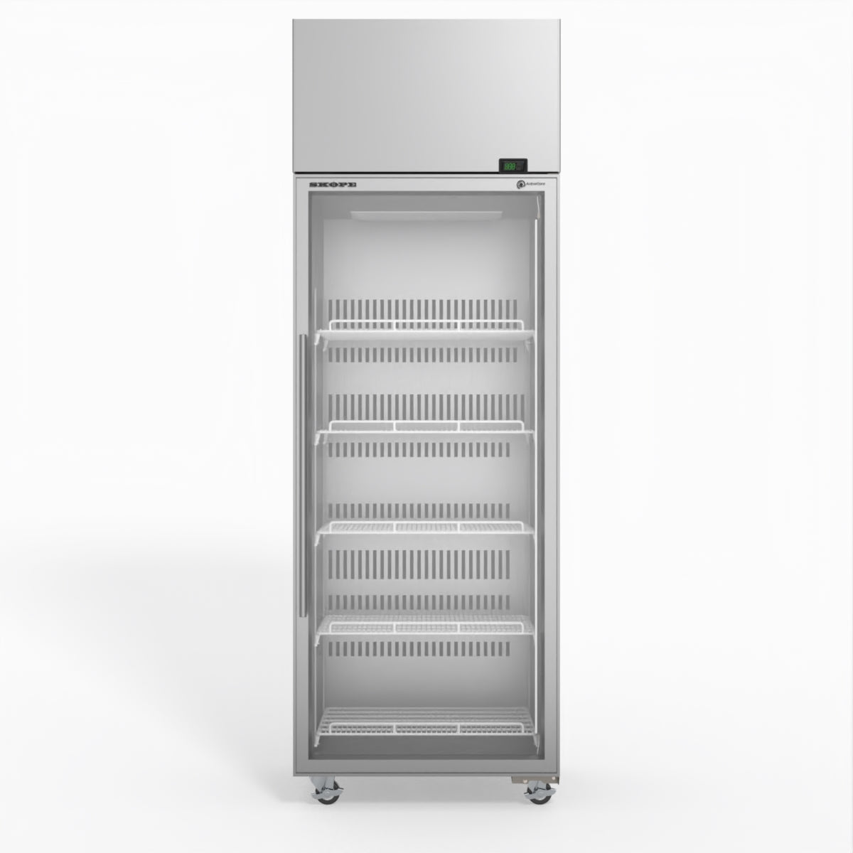 Skope Skope 1 Glass Door Display or Storage Fridge - SKT650N-A 610L - Stainless Steel - SKT650N-A