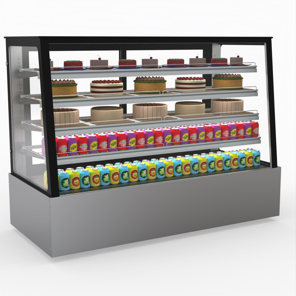 SLP860C Bonvue Deluxe Chilled Display Cabinet 1800x800x1350