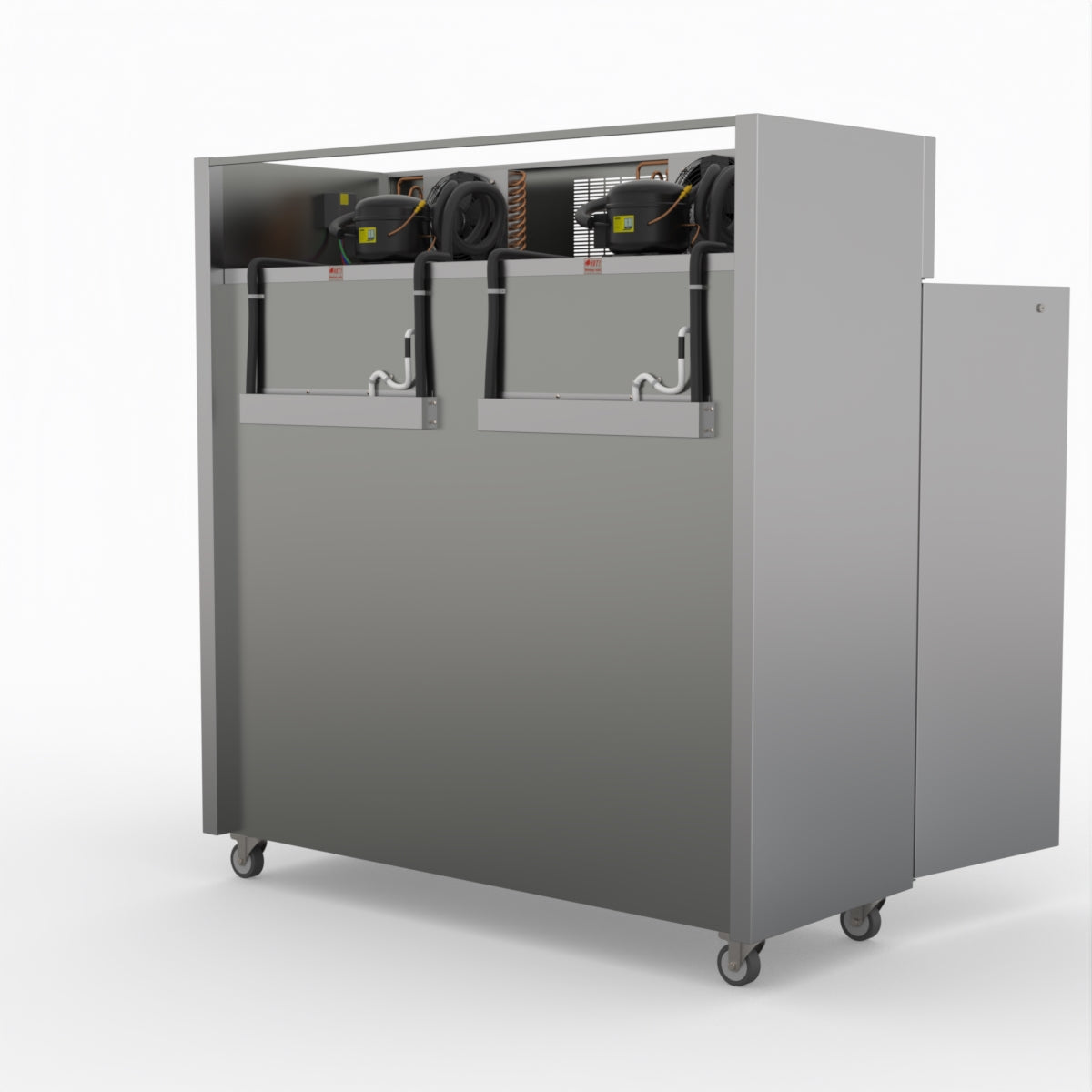 TROPICAL Thermaster 3 Door SS Fridge 1500L - SUC1500