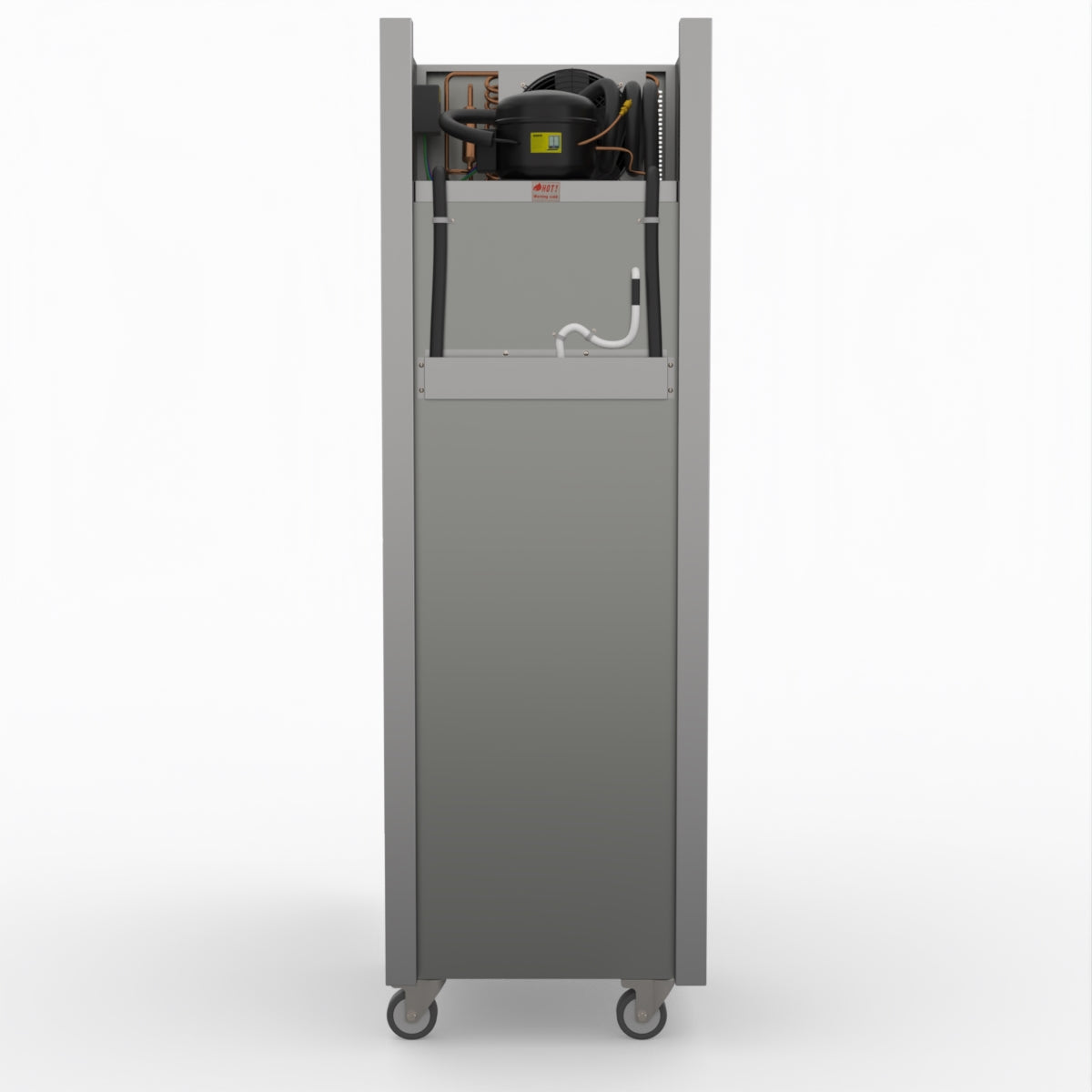 TROPICAL Thermaster 2 x Half door SS Fridge - SUC500