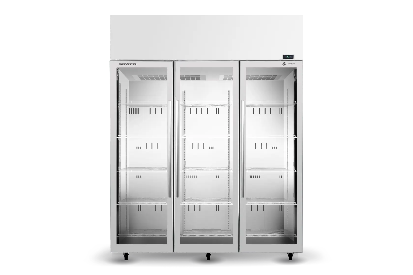 Skope TME1500N-A 3 Glass Door Display or Storage Fridge - White