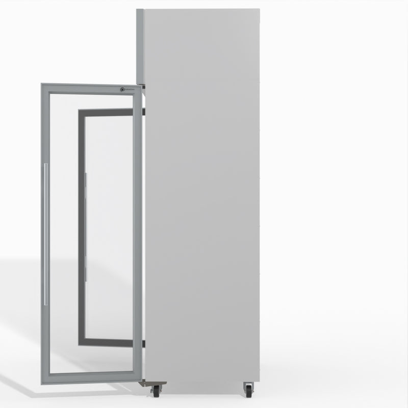 TMF1000N-A Ice 2 1 Glass Door Upright Display or Storage Freezer