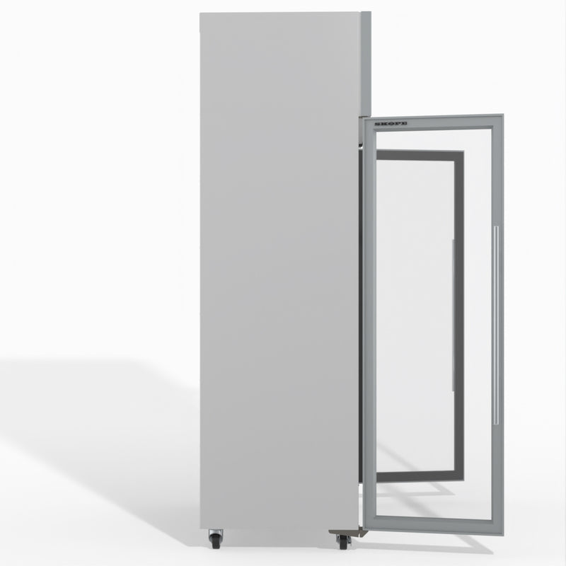 TMF1000N-A Ice 2 1 Glass Door Upright Display or Storage Freezer