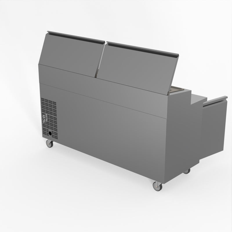 Thermaster Fed-X S/S Three Door Sandwich Counter XSS7C18S3V