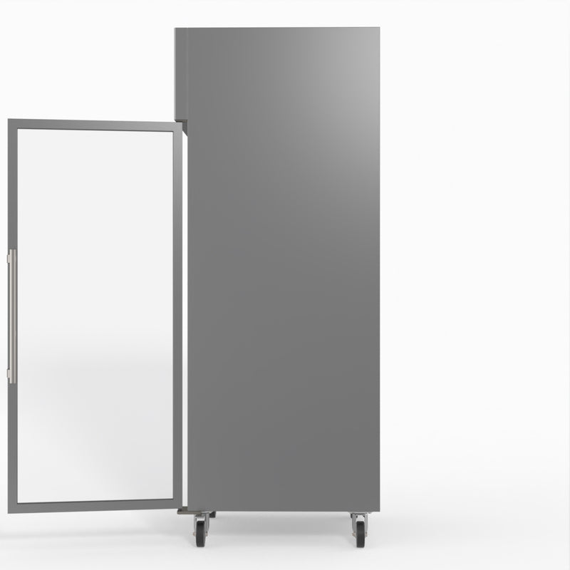 Thermaster Fed-X S/S Full Glass Door Upright Freezer XURF600G1V