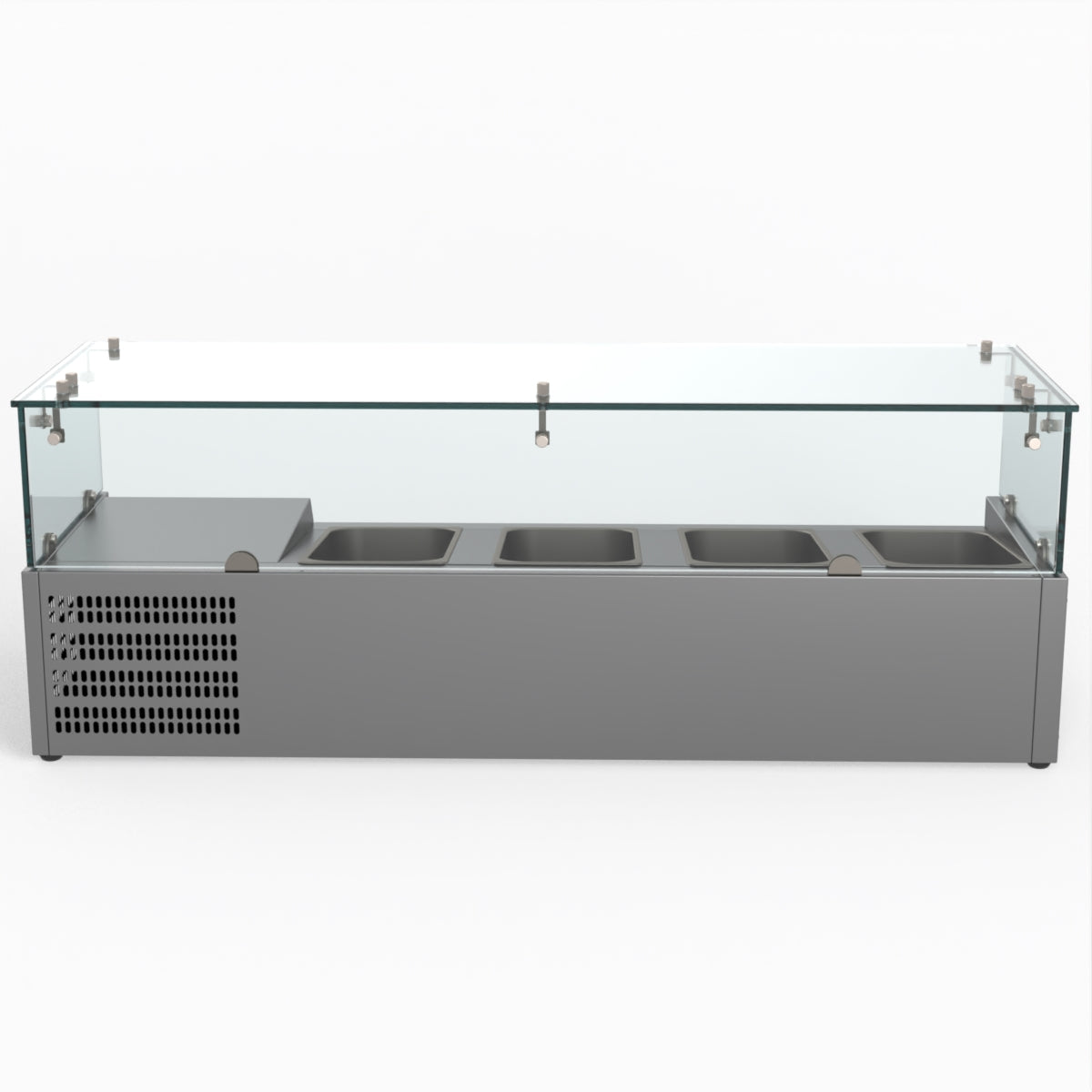 Thermaster Fed-X Flat Glass Salad Bench XVRX1200/380