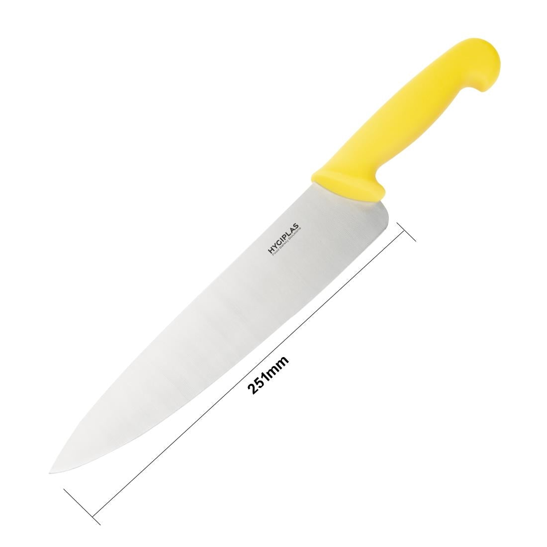 Hygiplas Chefs Knife Yellow 255mm C816
