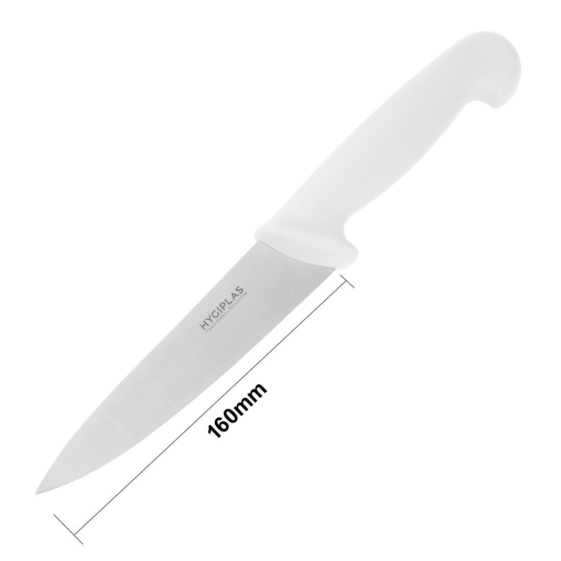 Hygiplas Chefs Knife White 160mm C871