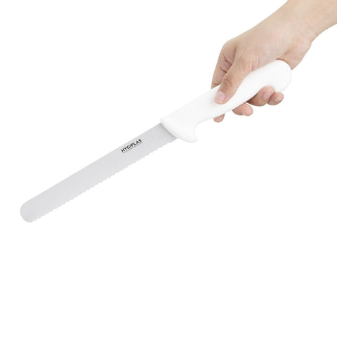 C882 Hygiplas Bread Knife White 205mm C882