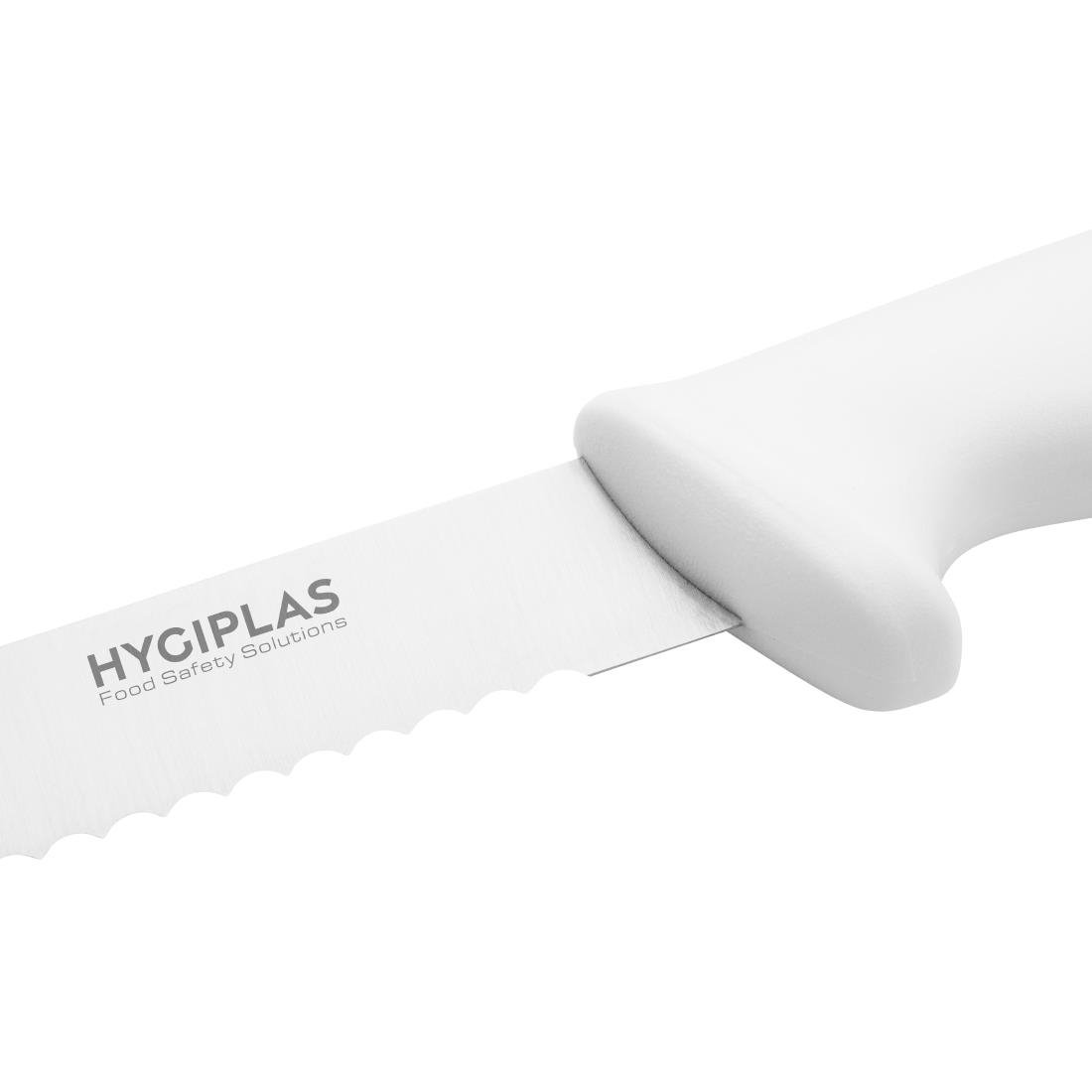 Hygiplas Serrated Slicer White 255mm C883